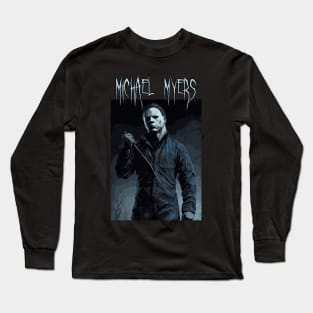 Michael Myers Halloween Horror Long Sleeve T-Shirt